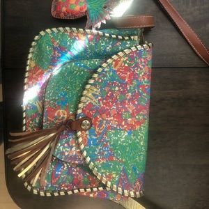 Fun tropical Patricia Nash pineapple handbag